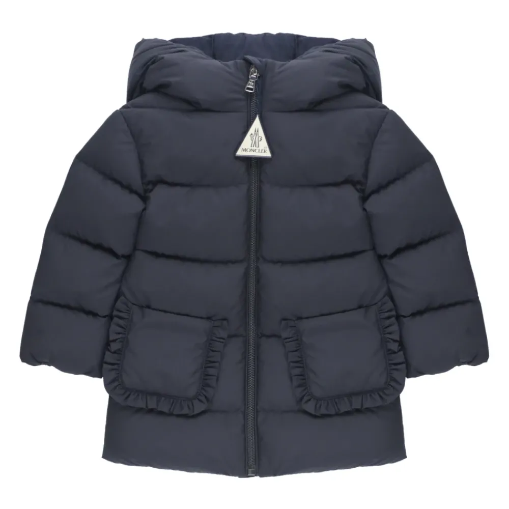 Moncler Jassen^e Baby Gewatteerde Donsjas Meisje