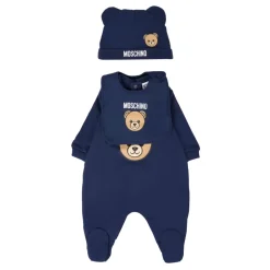 Moschino e Baby Rompers Set met Teddybeerprint