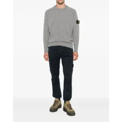 Heren Stone Island Broeken^e Cargo Broek met Ritszakken