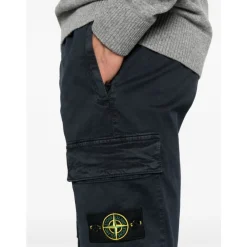 Heren Stone Island Broeken^e Cargo Broek met Ritszakken