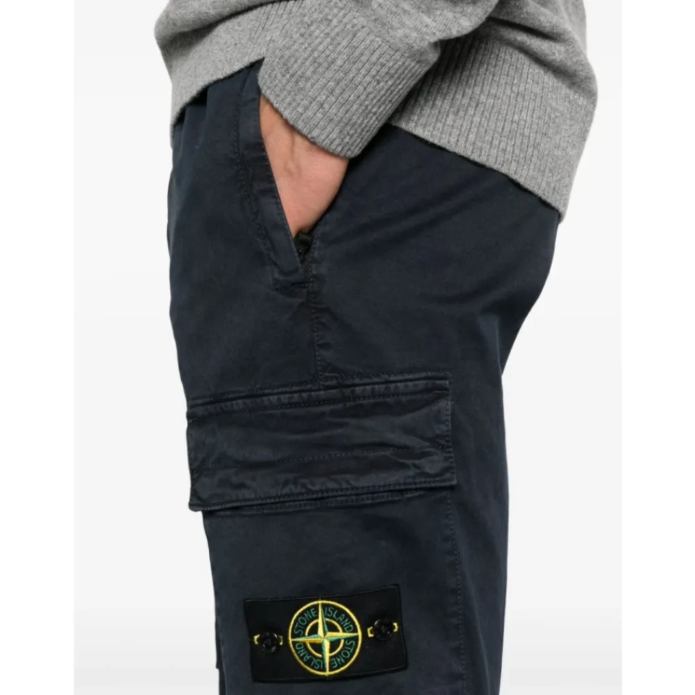 Heren Stone Island Broeken^e Cargo Broek met Ritszakken