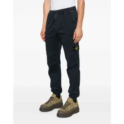 Heren Stone Island Broeken^e Cargo Broek met Ritszakken