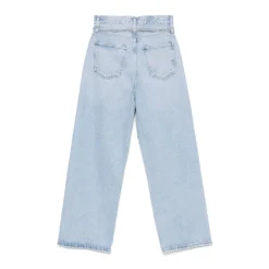 DAMES Agolde Jeans^e Cerulean Jeans met Riemlussen
