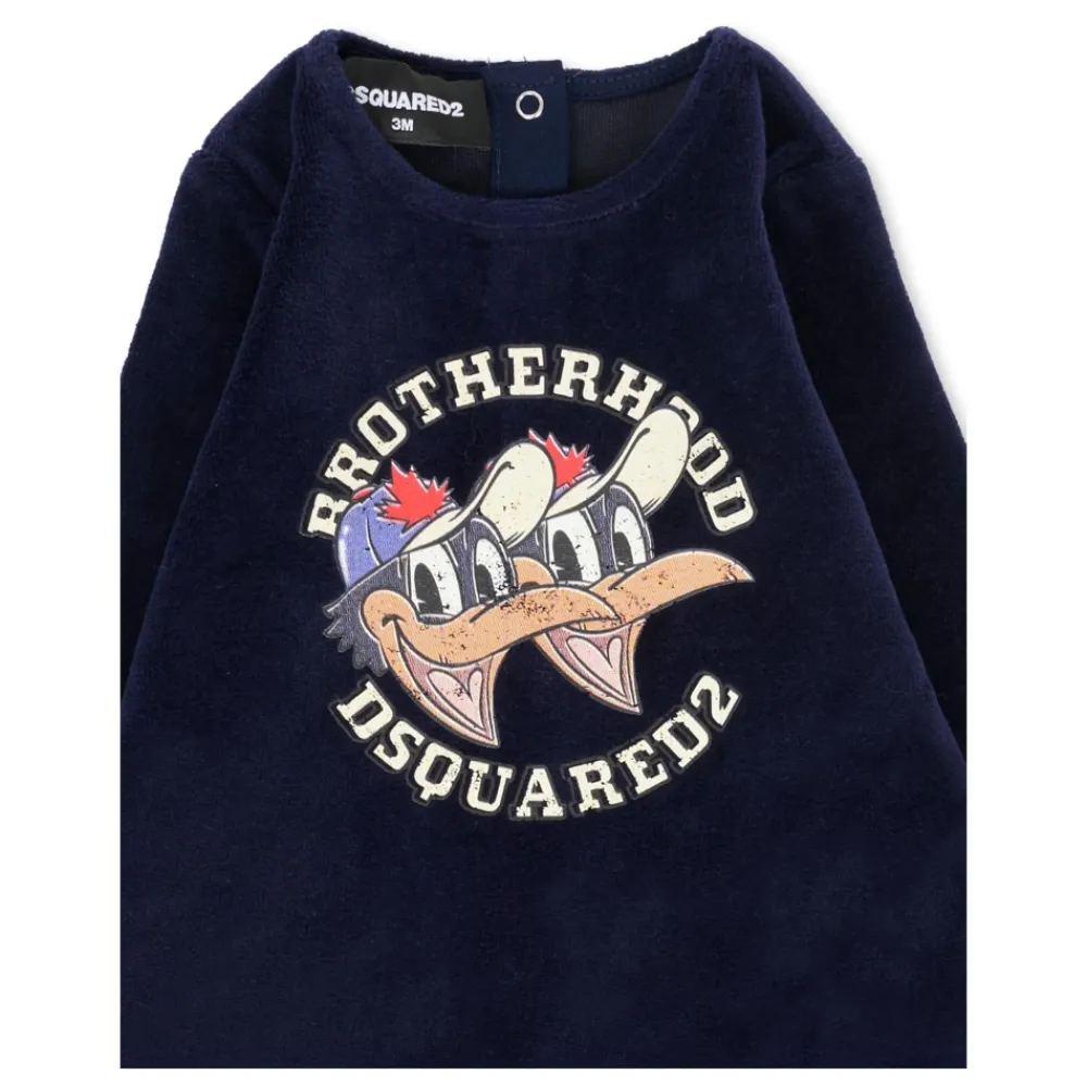 Dsquared2 Bodysuits & Sets^e Chenille Eend Print Rompers