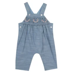 Tartine et Chocolat Jumpsuits^e Denim Fleurie Geborduurde Jurk