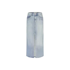 DAMES FABIENNE CHAPOT Rokken^e Denim Midi Rok met Zakken