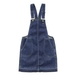Pepe Jeans Jumpsuits^e denim schortjurk met rafelrand