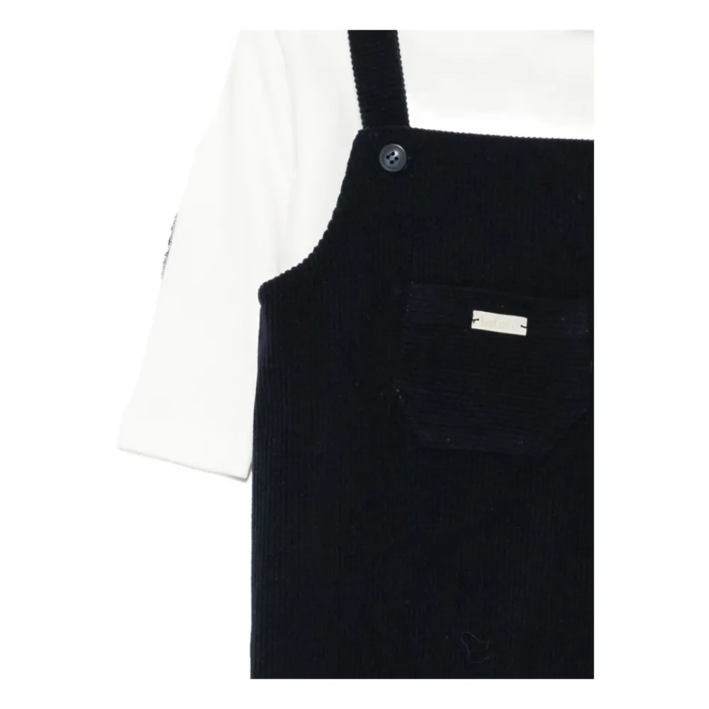 Lalalù Blauwe Elegante Jurk