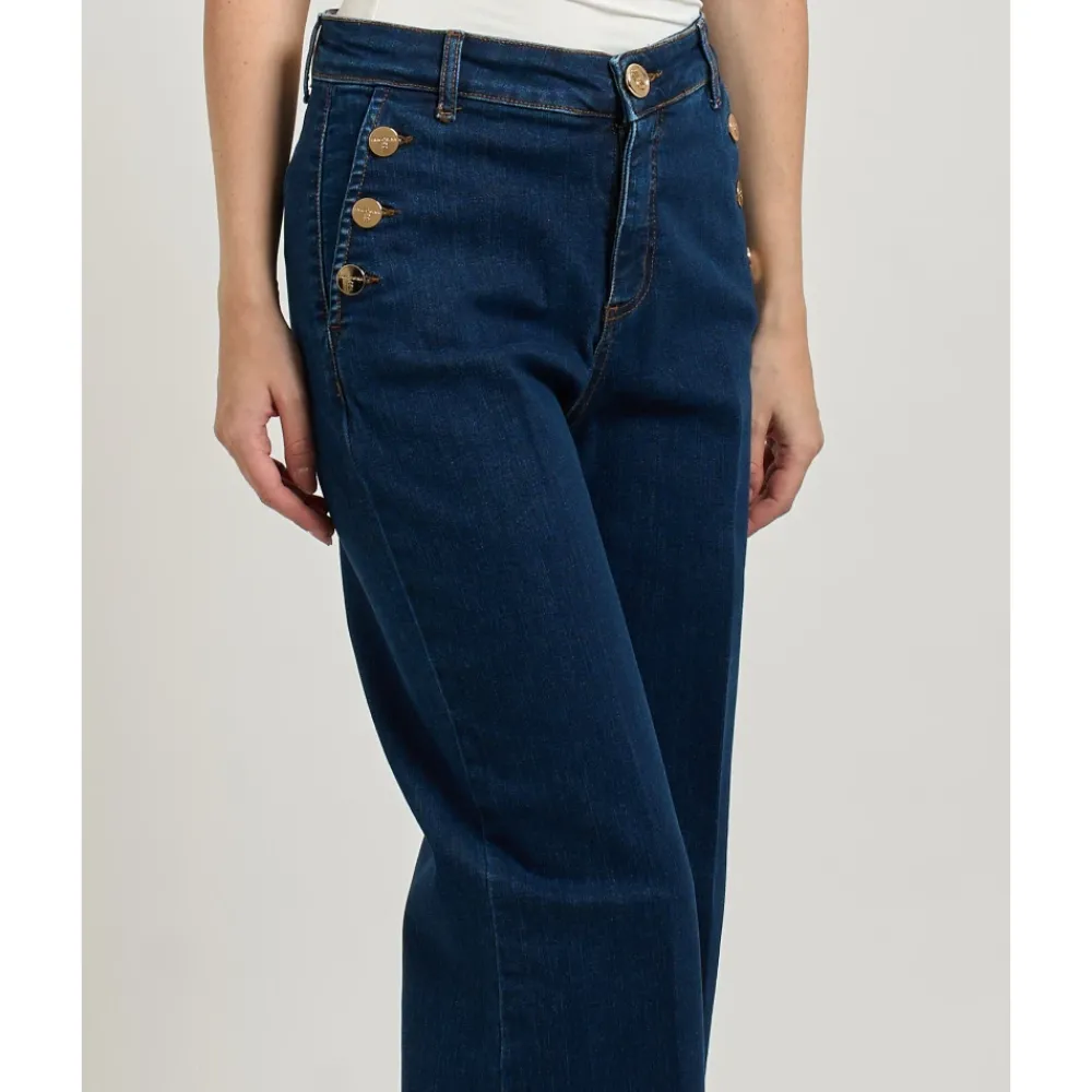 DAMES Fracomina Jeans^e Flare Denim Broek voor Vrouwen