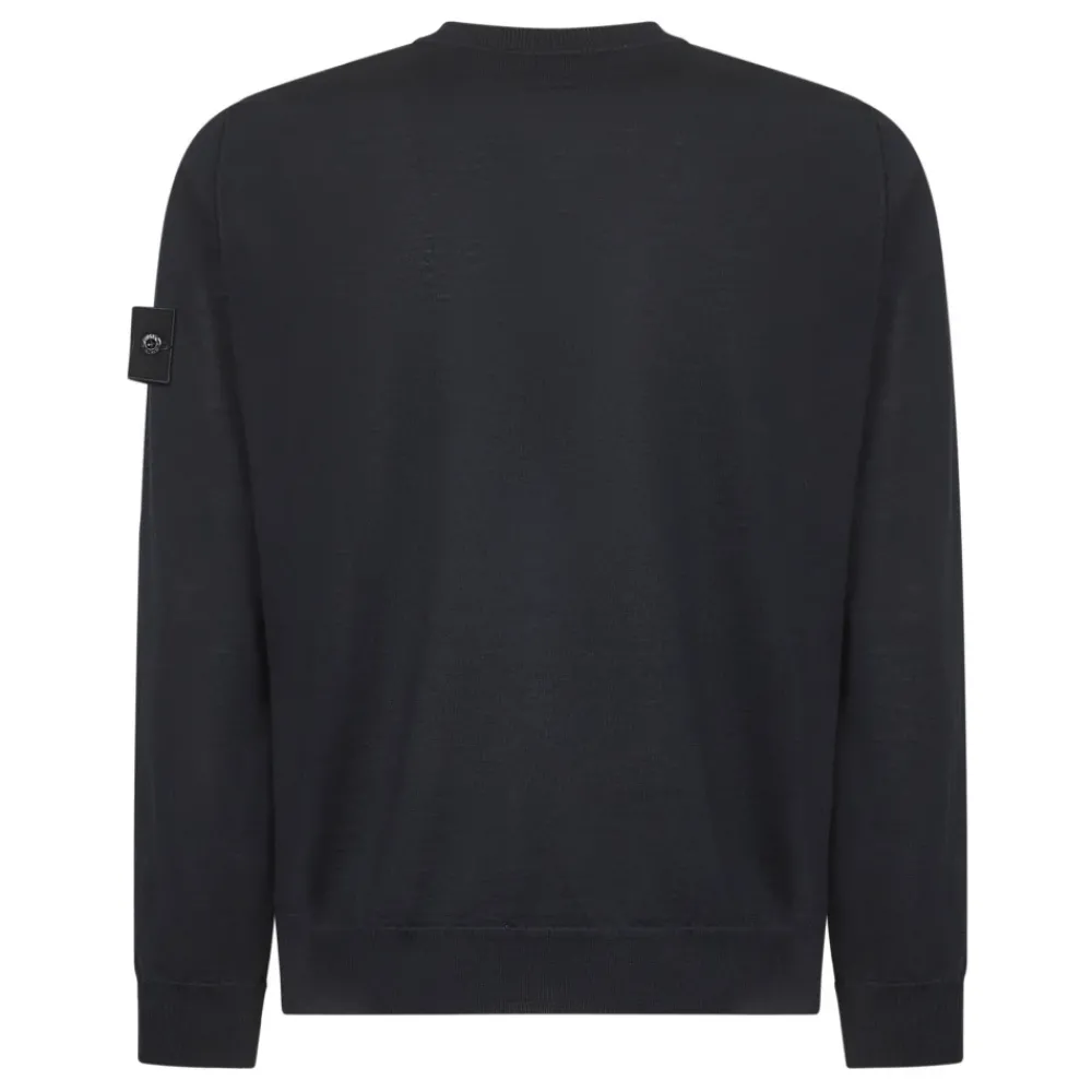 Heren Stone Island e Gebreide Trui Ghost Badge Ontwerp