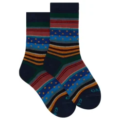 GALLO Ondergoed & Sokken^Blauwe Gestreepte & Polka Dot Kindersokken