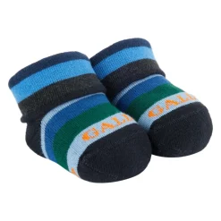 GALLO Ondergoed & Sokken^Blauwe Gestreepte Katoenen Booties