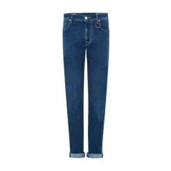 Heren Tramarossa Jeans^e Gewassen Denim Jeans