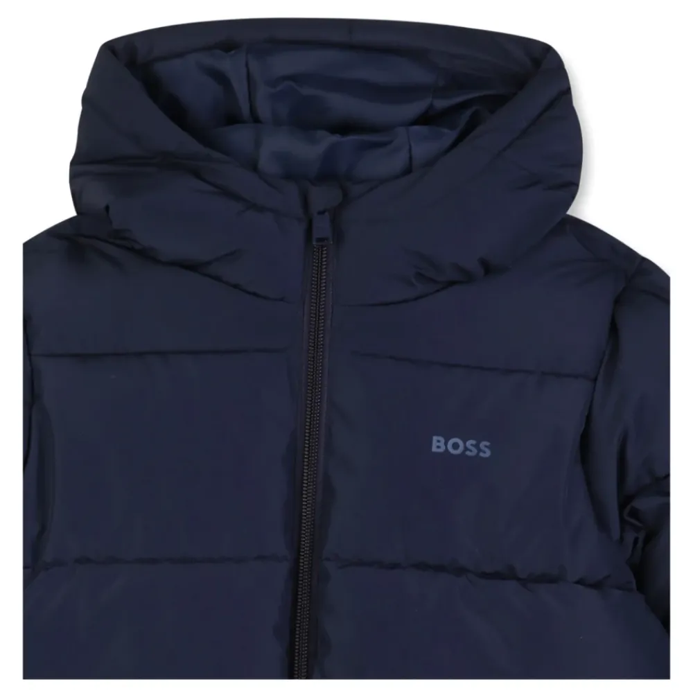 Hugo Jassen^e Gewatteerde Jas met Capuchon