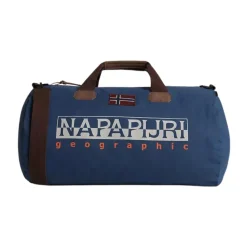 DAMES Napapijri e gewaxte katoenen reistas met afneembare verstelbare schouderband