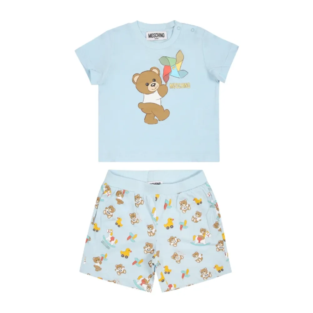 Moschino Bodysuits & Sets^e Jurk Set Logo Print Ronde Hals