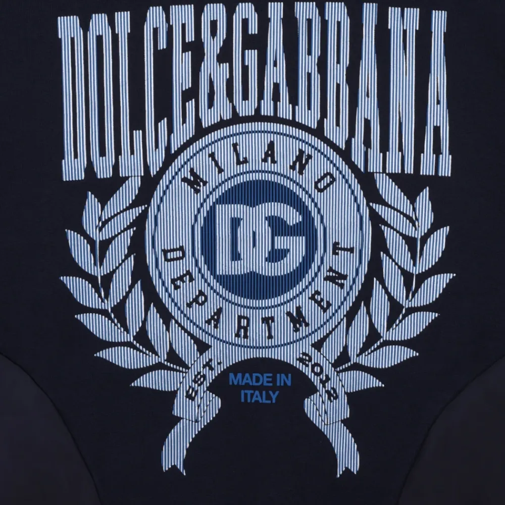 Dolce & Gabbana Bovenkleding^e Logo Geborduurde Hoodie