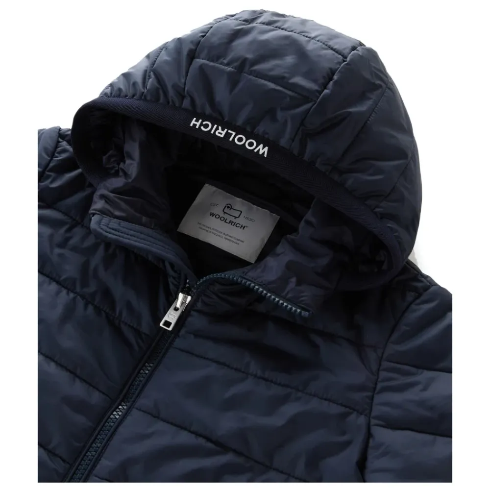 Woolrich Jassen^e Melton Sundance Hoodie Jas