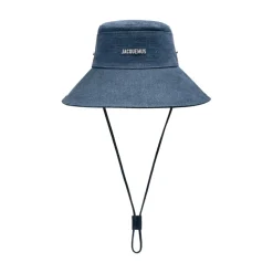 DAMES Jacquemus Hoeden^e Rand Striksluiting Pet