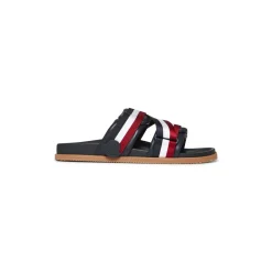 Heren Moncler Slippers^e Slip-On Leren Sneakers