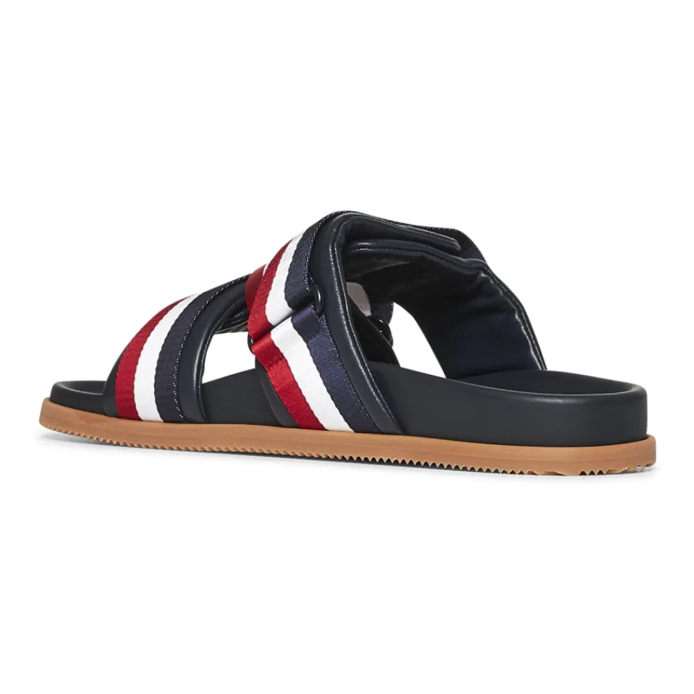 Heren Moncler Slippers^e Slip-On Leren Sneakers