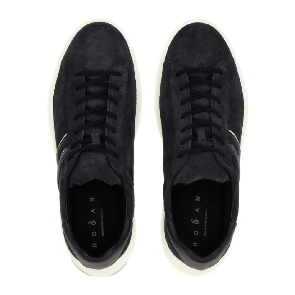 Heren Hogan Sneakers^e Sneakers Veters Logo Panelen