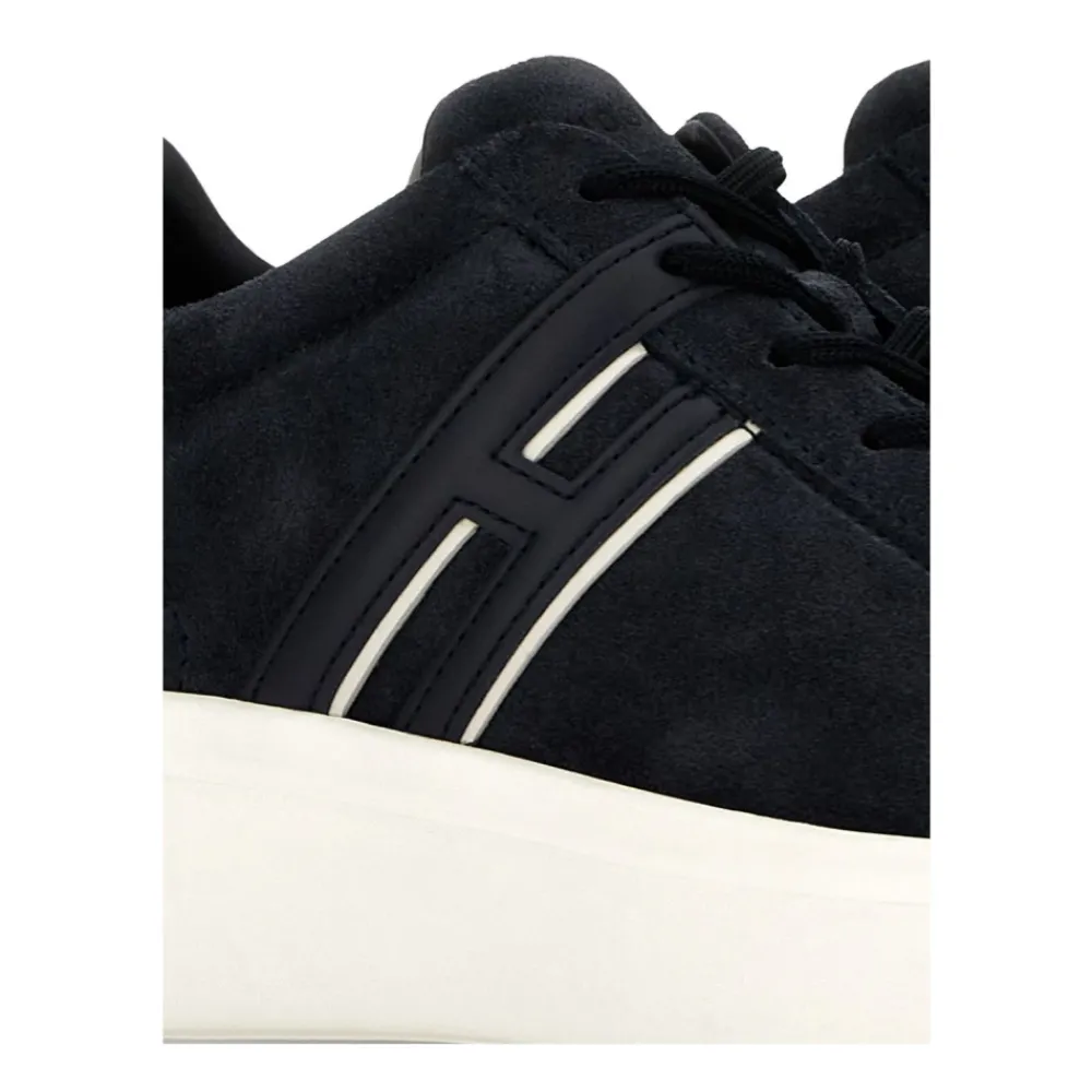 Heren Hogan Sneakers^e Sneakers Veters Logo Panelen