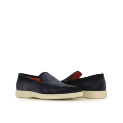 Heren Santoni e Suède Mocassin Sandalen