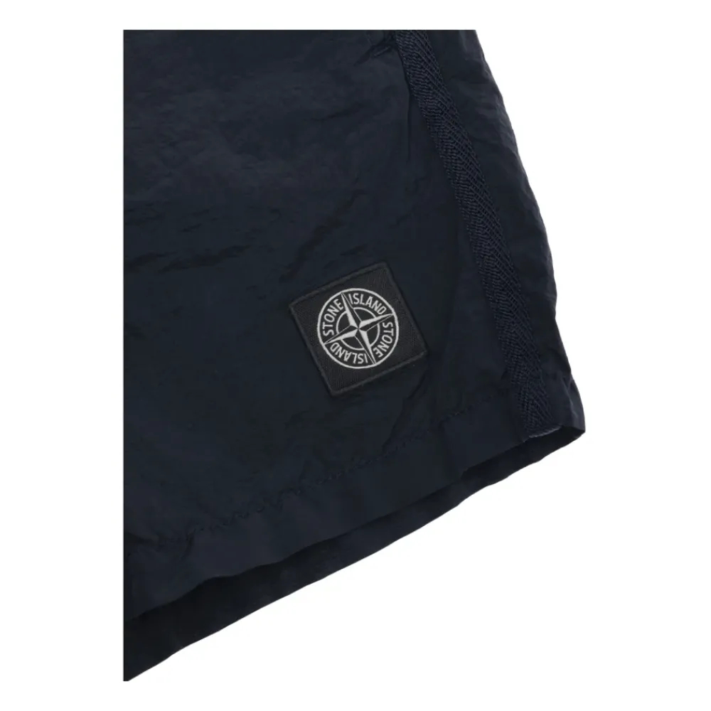 Stone Island Broeken & Jeans^e Tech Fabric Shorts met Kompaslogo