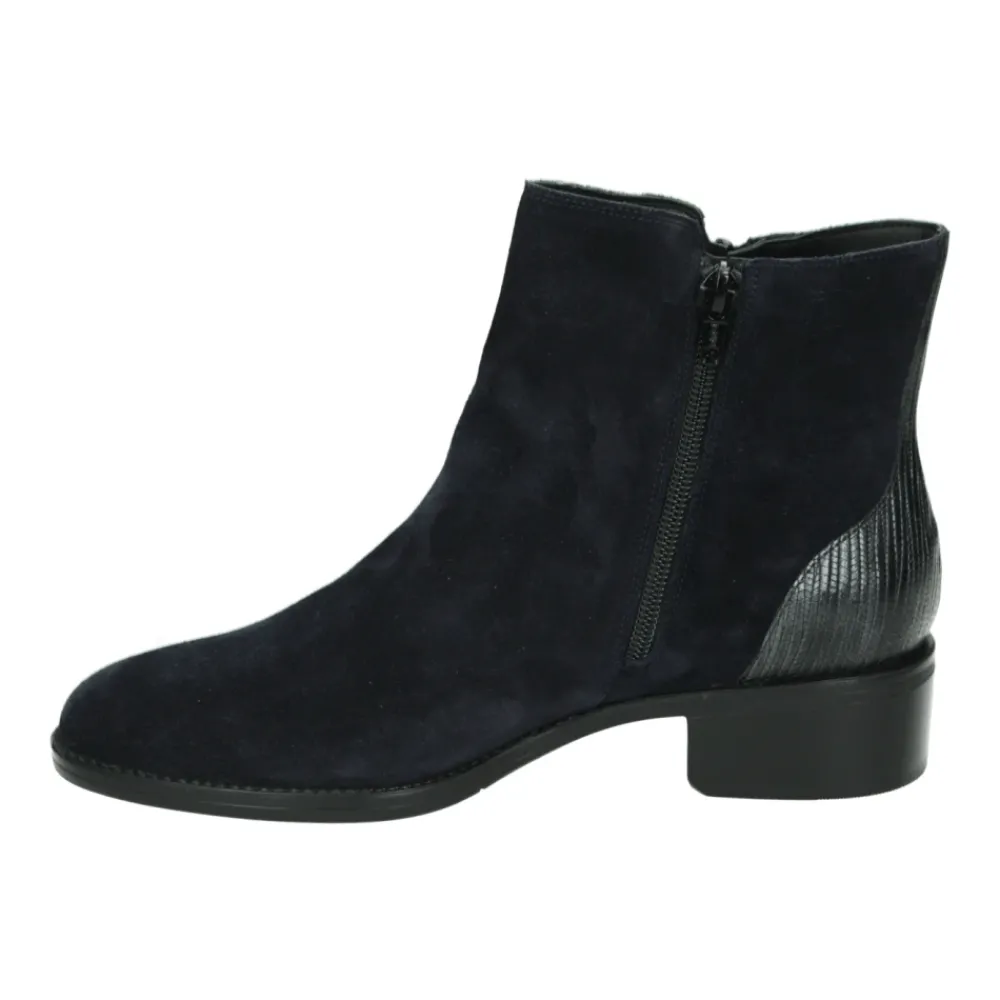 DAMES Durea Enkellaarsjes|Laarzen^e Westernlaars met Uitneembaar Voetbed