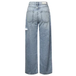 DAMES Icon Denim Jeans^e Wide Leg Katoenen Jeans