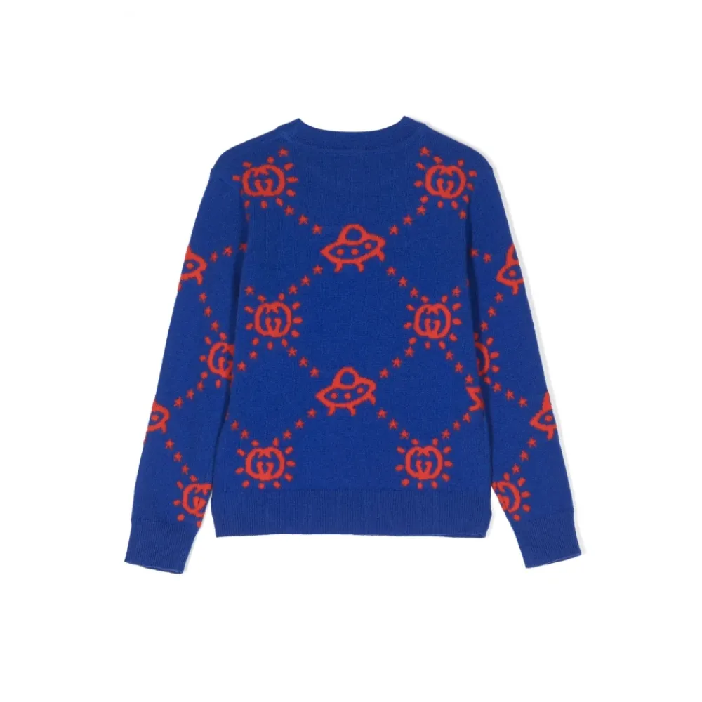 Gucci e Wollen Trui met Logo Patroon