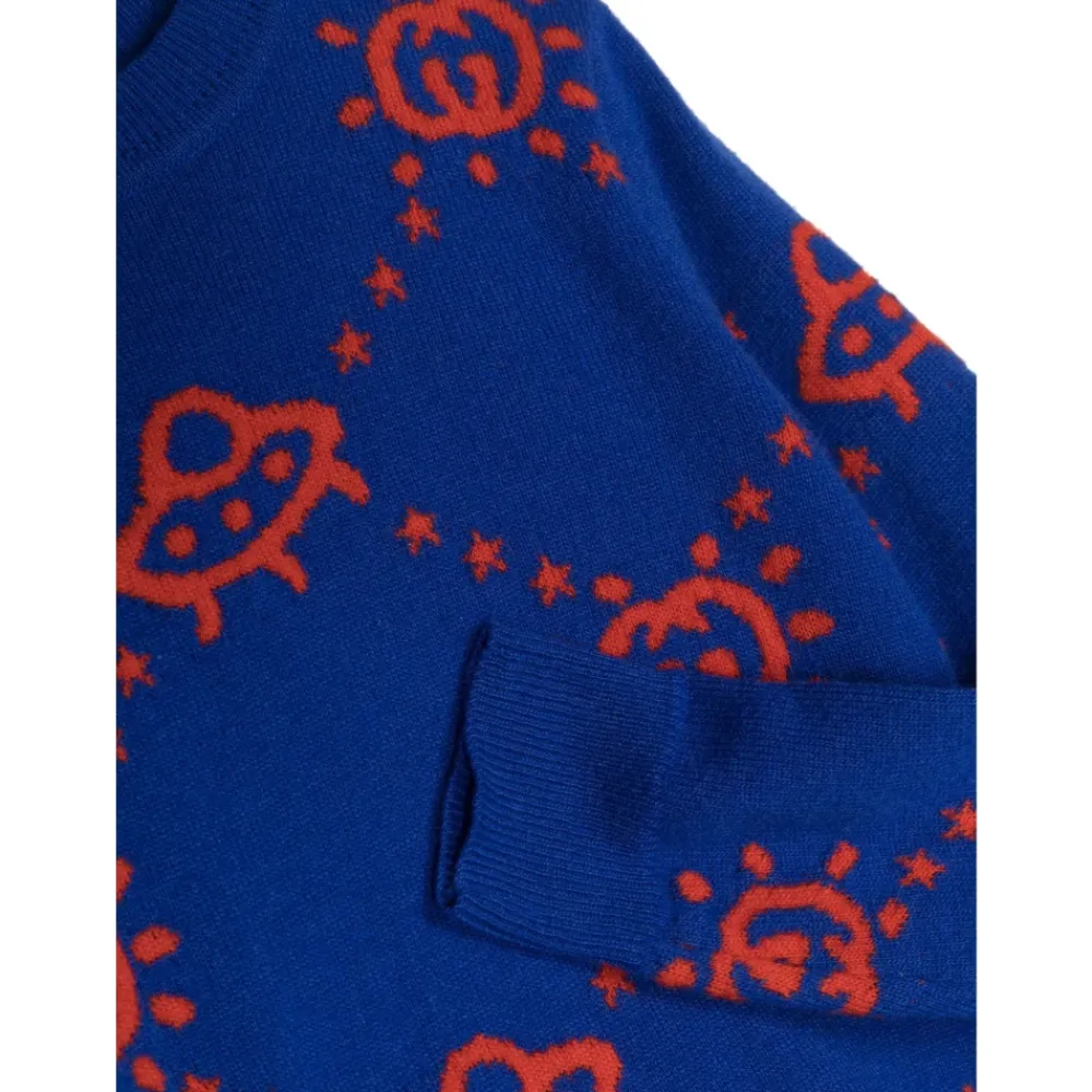 Gucci e Wollen Trui met Logo Patroon