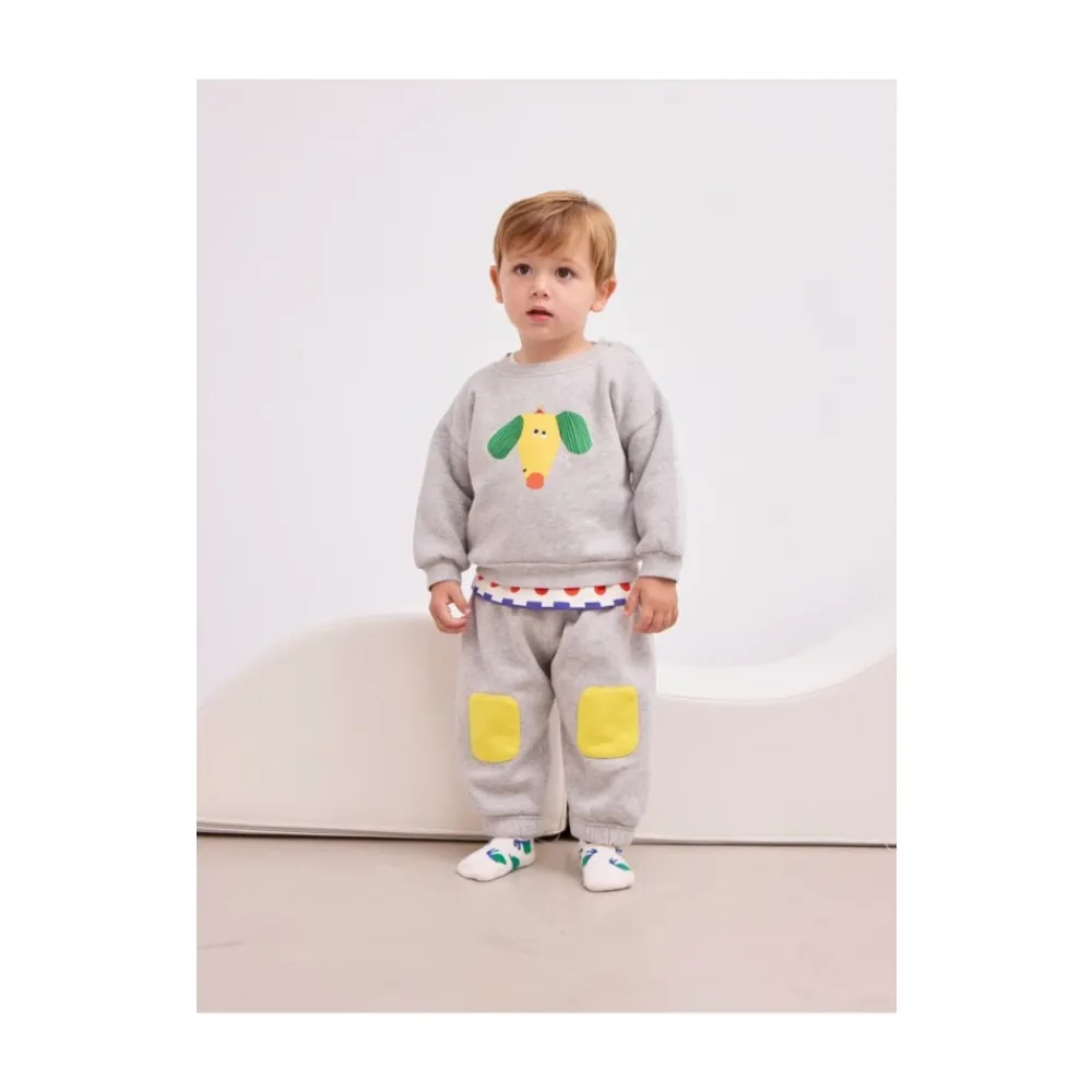 Bobo Choses Blije Hond Sweater Biologisch Katoen