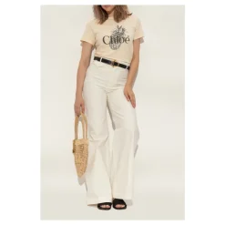 DAMES Chloé Bloem teenslippers