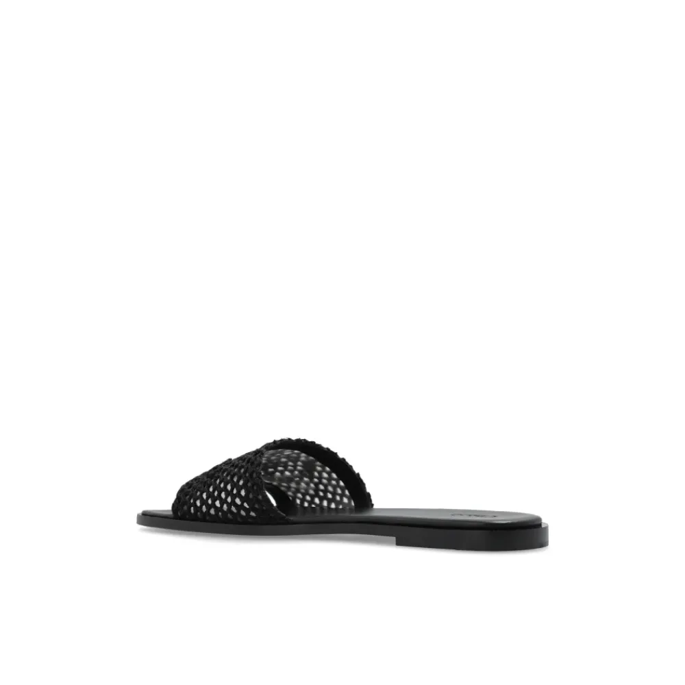 DAMES Chloé Bloem teenslippers