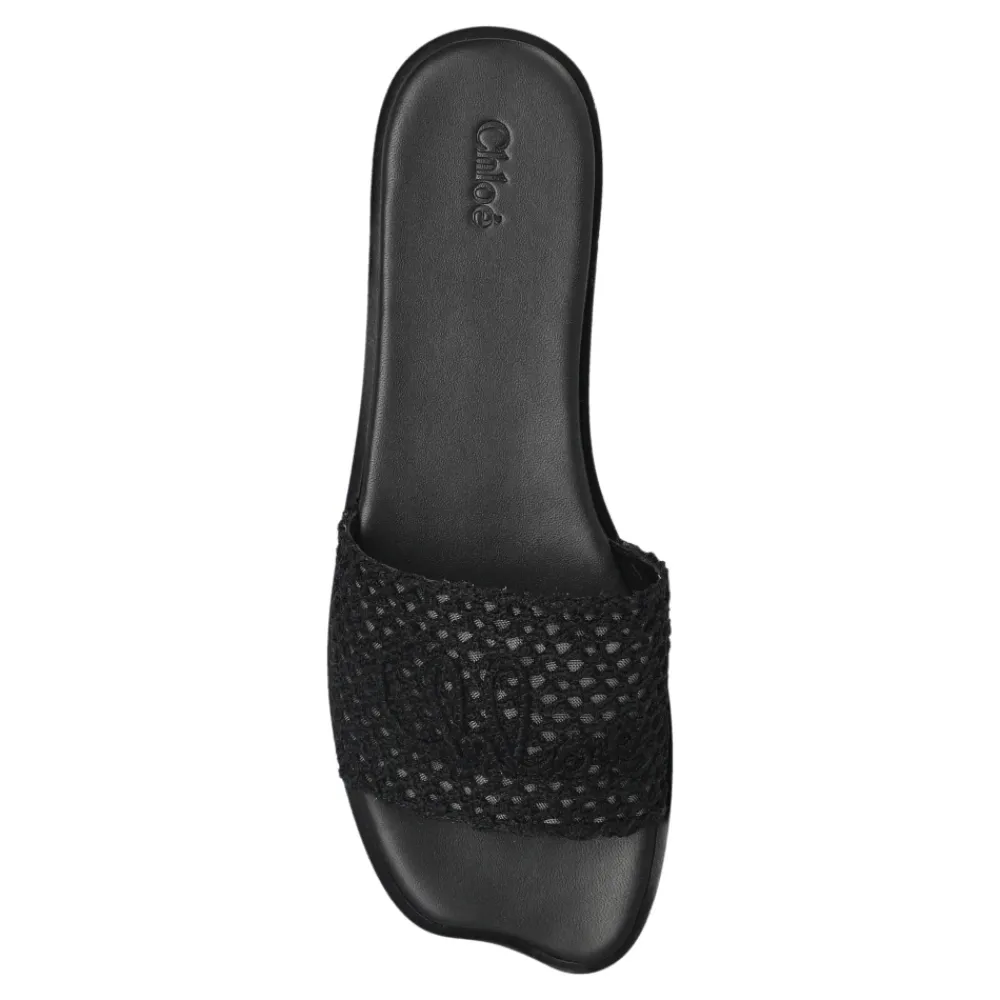 DAMES Chloé Bloem teenslippers