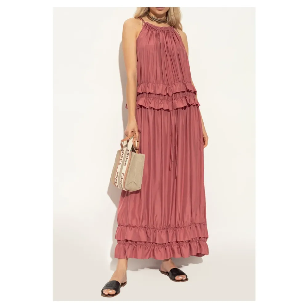 DAMES Chloé Bloem teenslippers