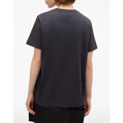 DAMES Ganni Shirts^Bloemen Grafische Print Korte Mouw Tee