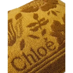 DAMES Chloé Clutches^Bloemen Jacquard Handdoek met Verhoogde Textuur