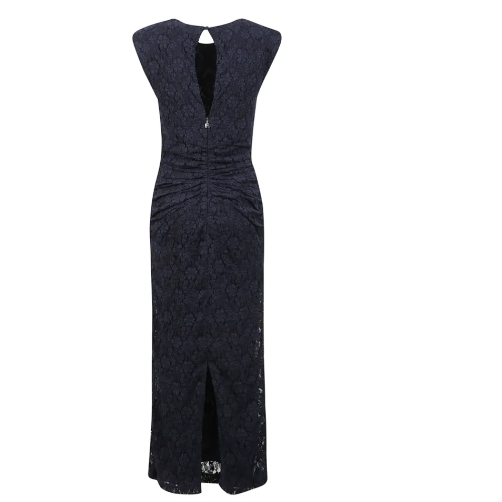 DAMES ROTATE Birger Christensen Bloemen Kant Mouwloze Jurk