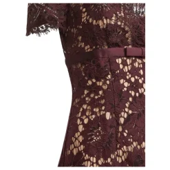 DAMES Self Portrait Jurken^Bloemenkanten Midi Jurk