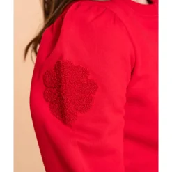 Geisha Bovenkleding^Bloemenmouw Sweater