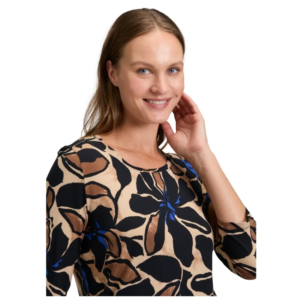 DAMES Betty Barclay Bloemenprint Basic Shirt