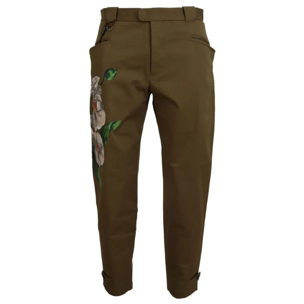 Heren Dolce & Gabbana Broeken^Bloemenprint Herenbroek
