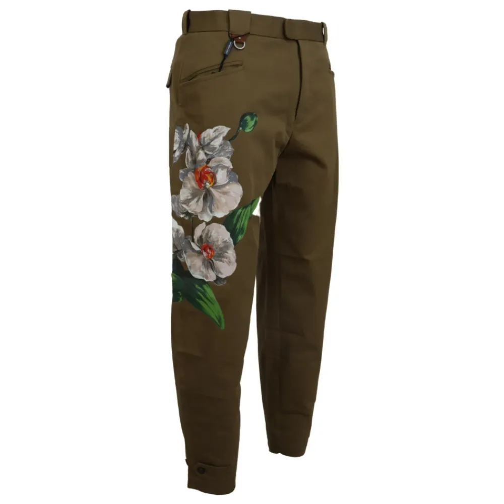Heren Dolce & Gabbana Broeken^Bloemenprint Herenbroek