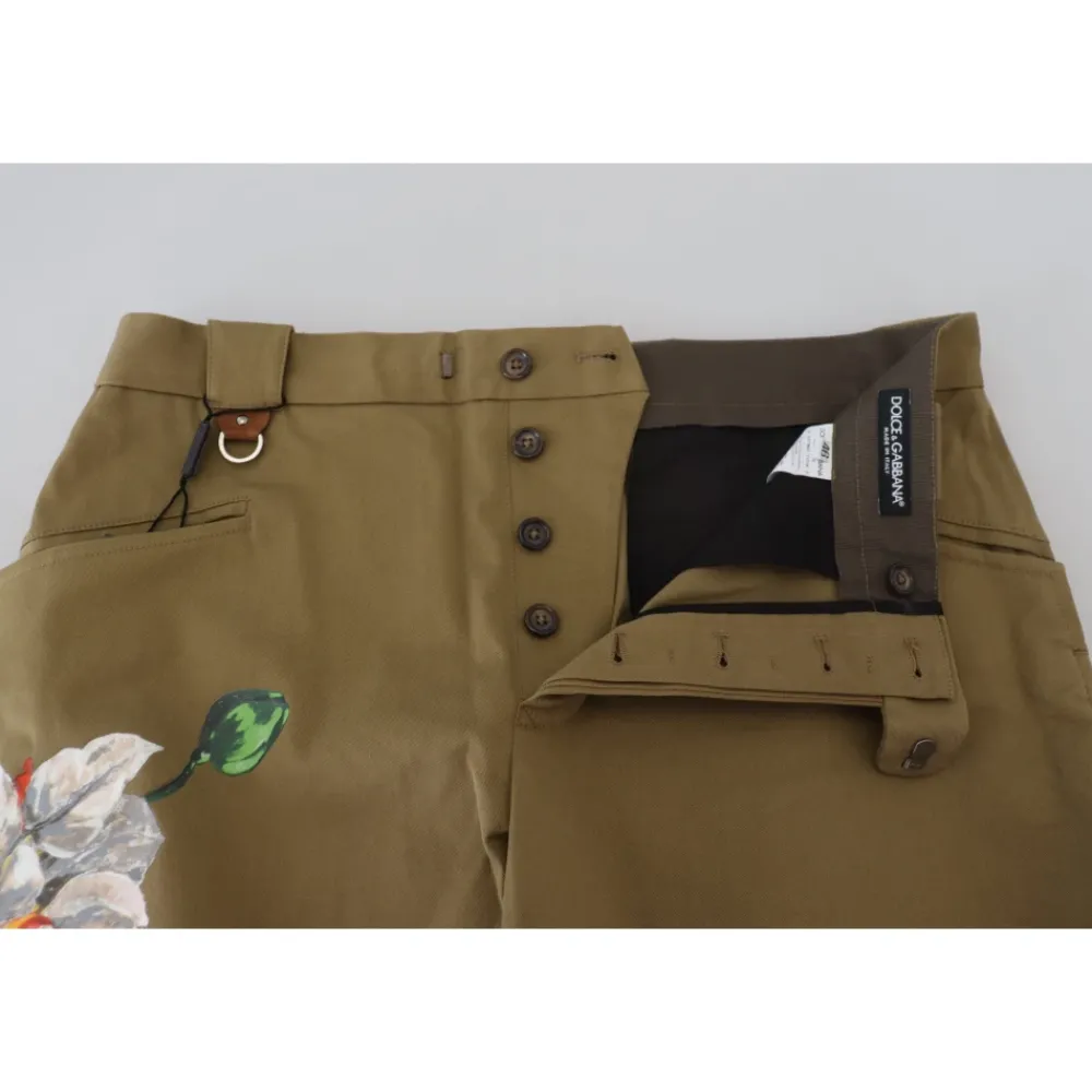 Heren Dolce & Gabbana Broeken^Bloemenprint Herenbroek