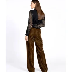 DAMES Aaiko Blouses^Blouse lange mouw PILLAR PAILLETTE