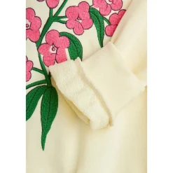 Mini Rodini Bovenkleding^Blouse met een kleurrijk geborduurd bloemmotief