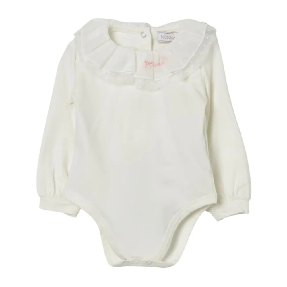Monnalisa Bodysuits & Sets^Bodysuit met Volantkraag
